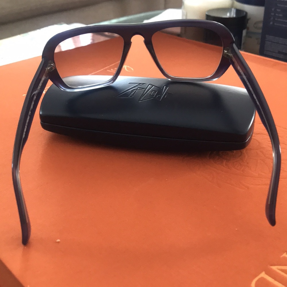 Zipcode Purple Aviator Sunglasses - Picture 5 of 8
